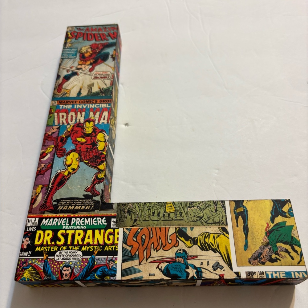 The Letter L Marvel Comics Wooden Letter Wall Mount or Free Standing  Appr. 8x10